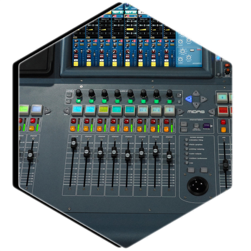 Midas Pro 2 Audio Console rental inventory for live production and concerts